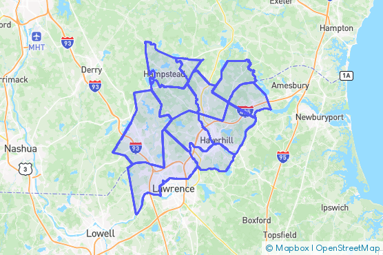 Service Area Map