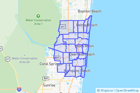 Service Area Map