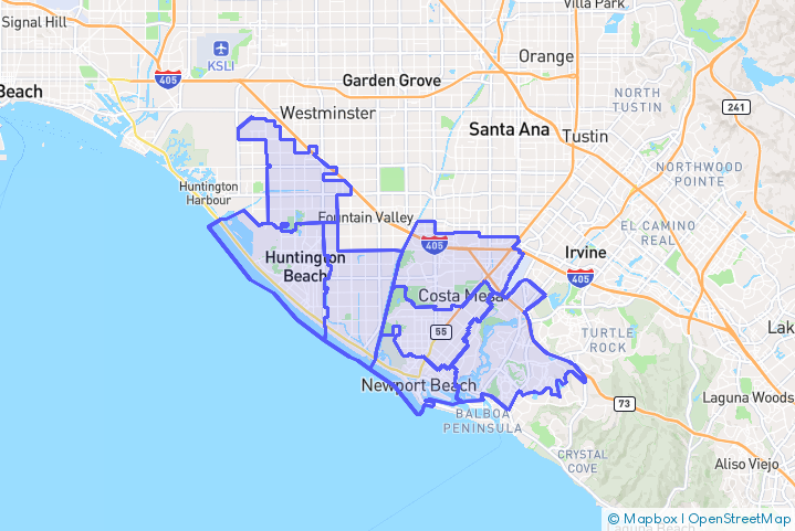 Service Area Map