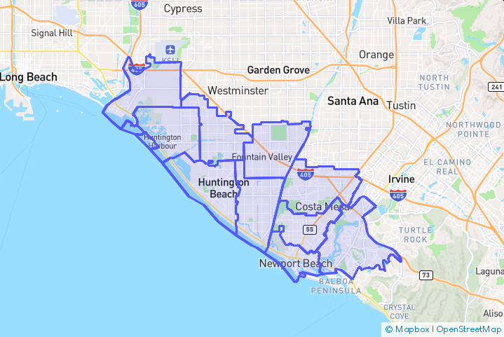Service Area Map