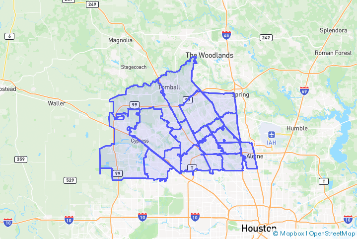 Service Area Map