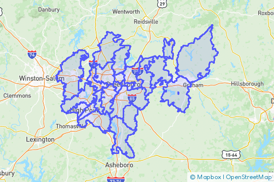 Service Area Map