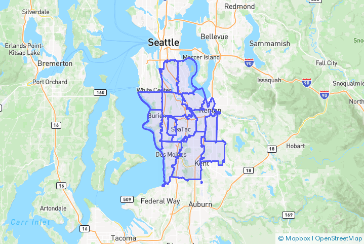 Service Area Map