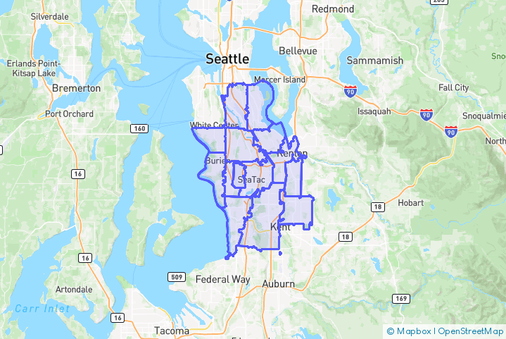 Service Area Map