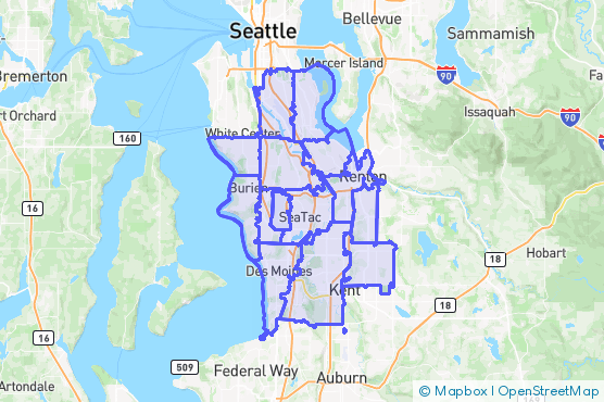 Service Area Map