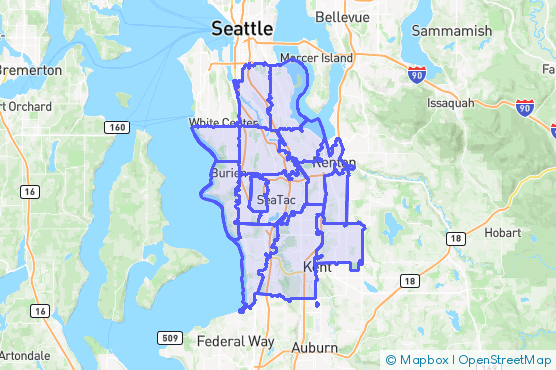 Service Area Map