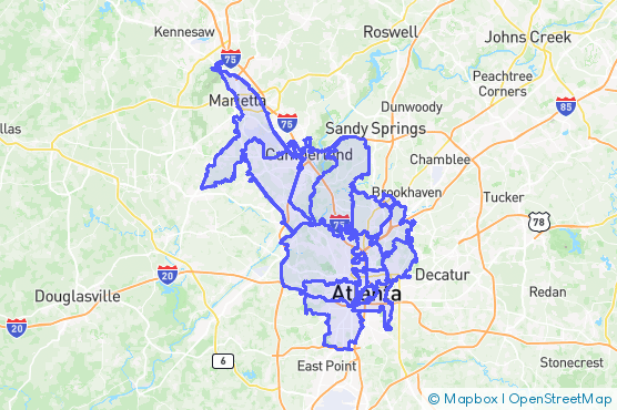 Service Area Map