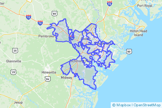 Service Area Map