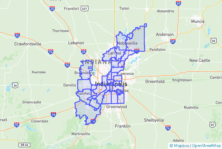 Service Area Map