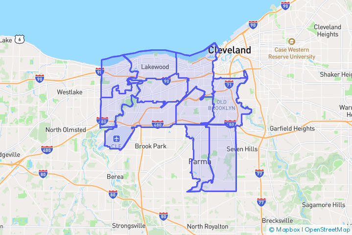 Service Area Map