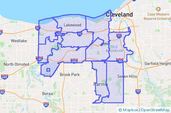 Service Area Map