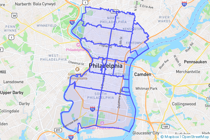 Service Area Map