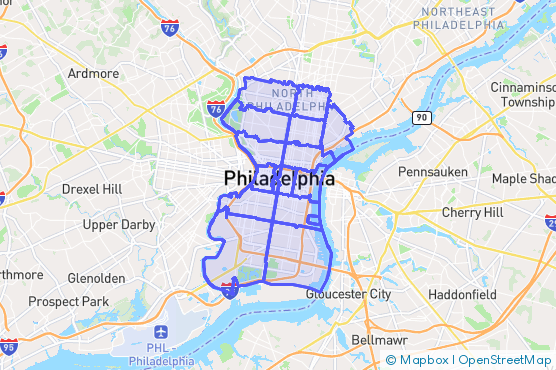 Service Area Map