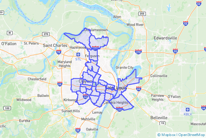 Service Area Map