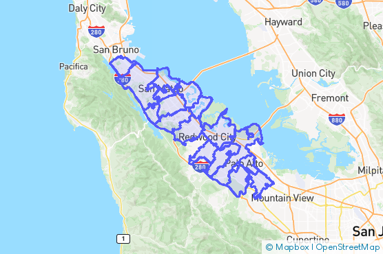Service Area Map