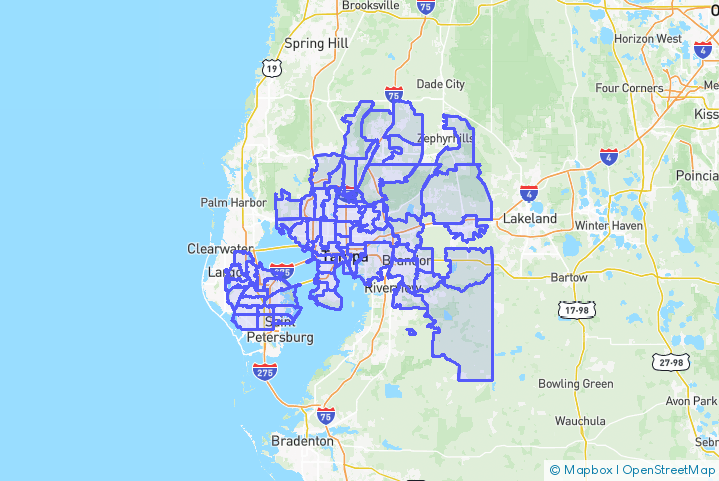 Service Area Map
