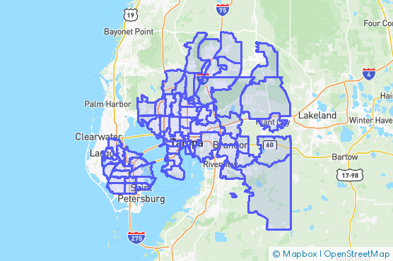 Service Area Map