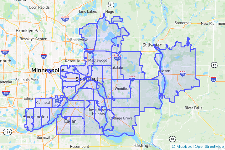 Service Area Map