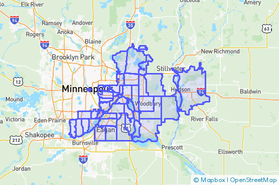Service Area Map
