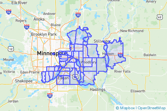 Service Area Map