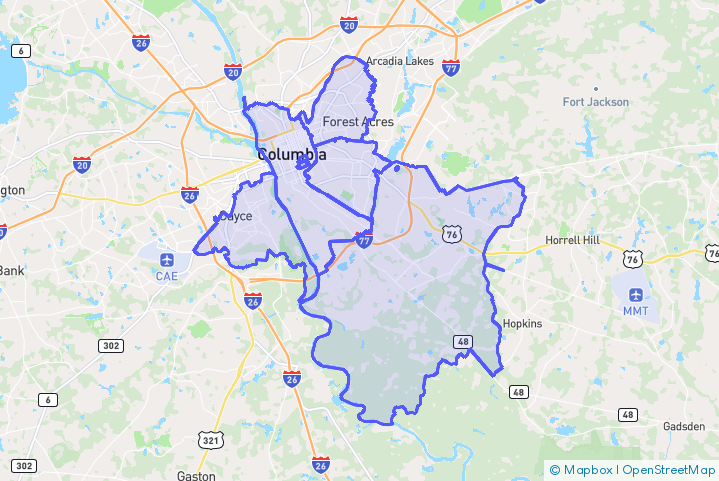 Service Area Map