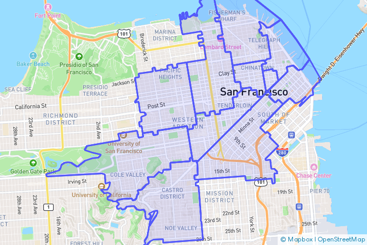 Service Area Map