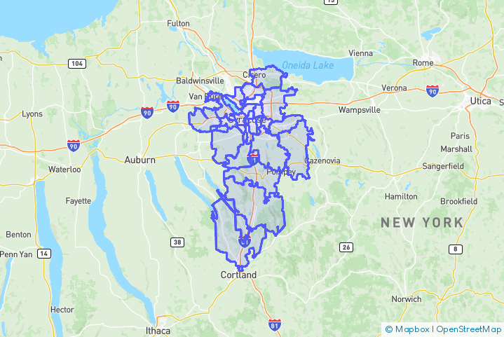 Service Area Map