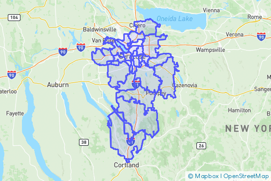 Service Area Map