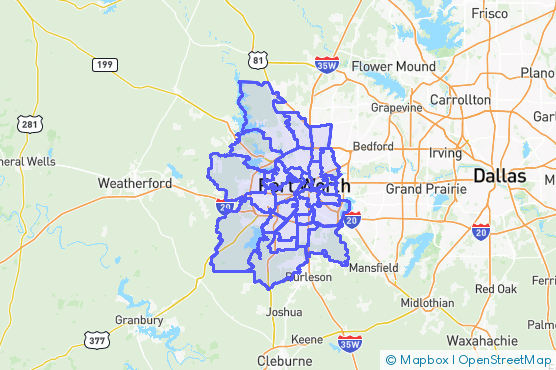 Service Area Map