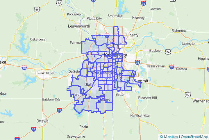 Service Area Map