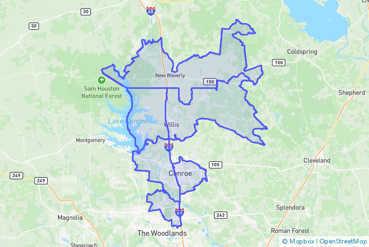 Service Area Map