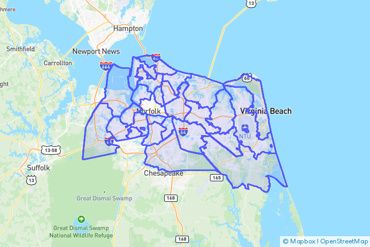 Service Area Map