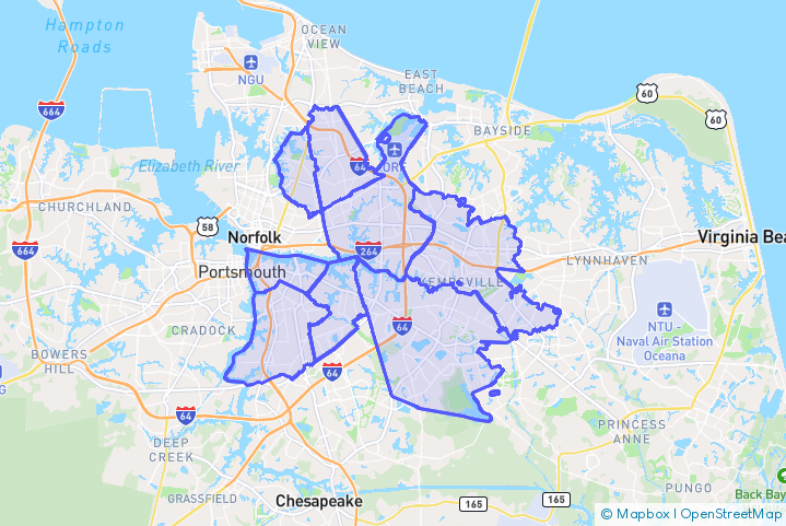 Service Area Map