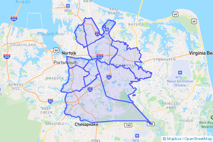 Service Area Map