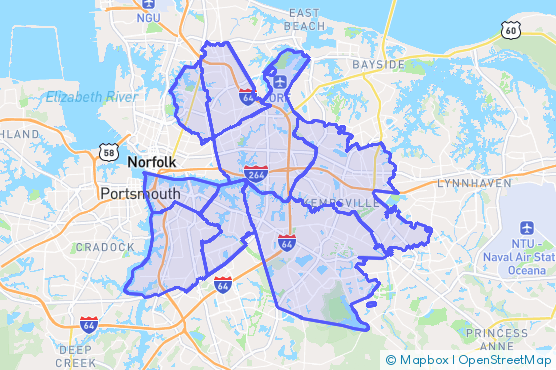 Service Area Map