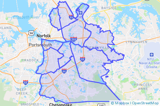Service Area Map