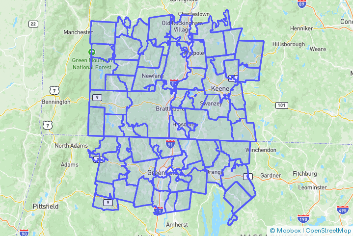 Service Area Map