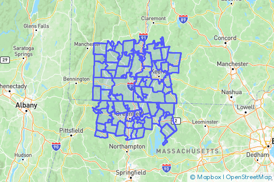 Service Area Map