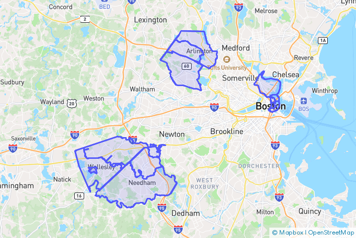Service Area Map