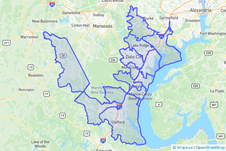 Service Area Map