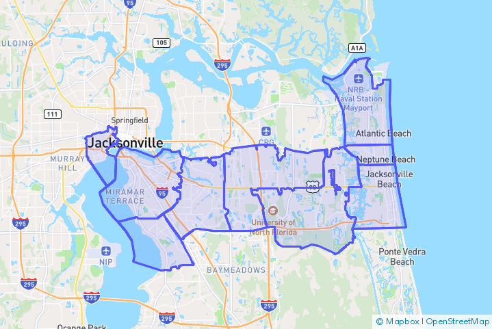 Service Area Map
