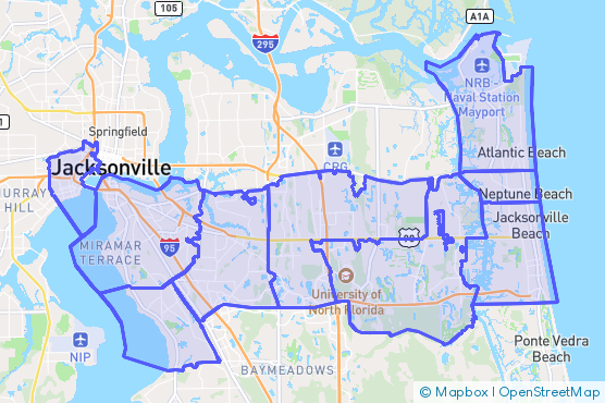 Service Area Map