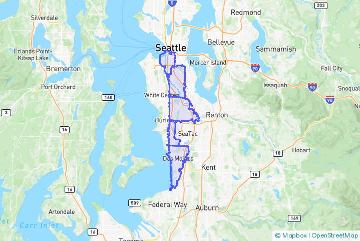 Service Area Map
