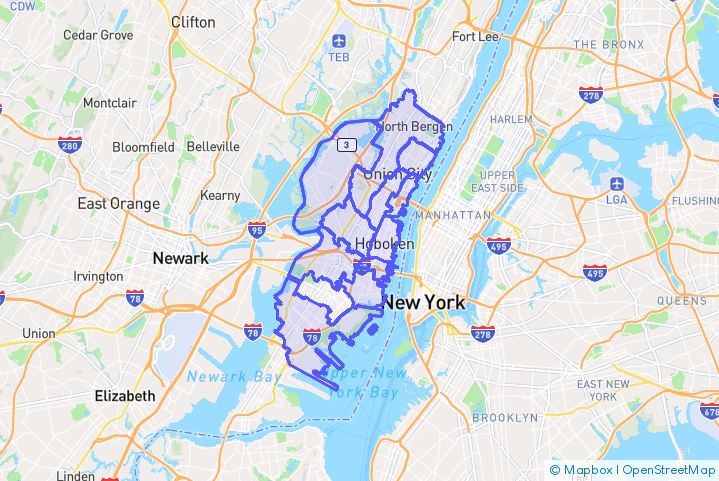 Service Area Map