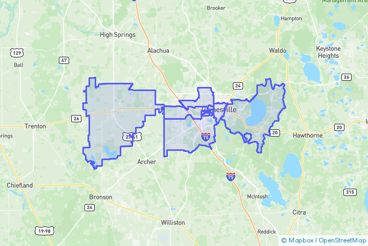 Service Area Map