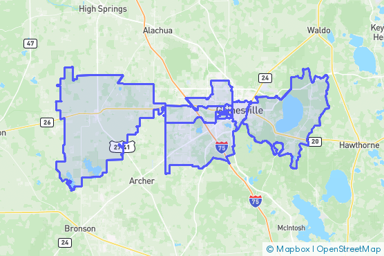 Service Area Map