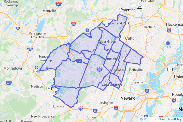 Service Area Map