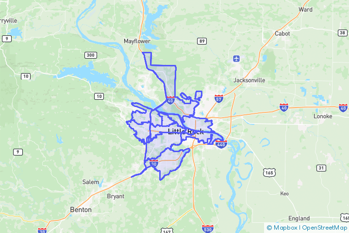 Service Area Map