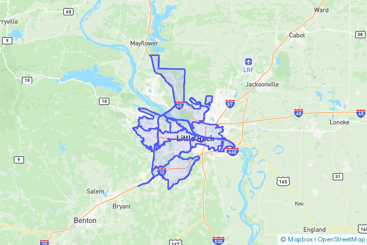 Service Area Map