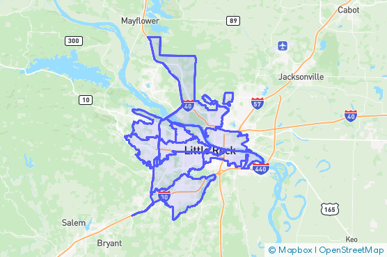 Service Area Map
